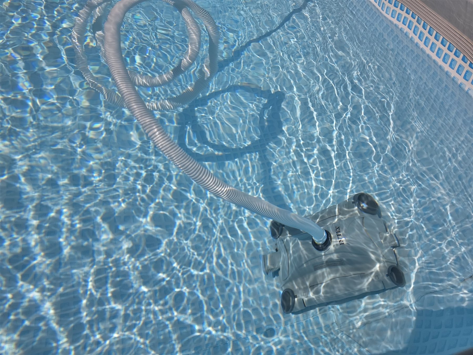 Robot Intex ZX50 au fond du bassin